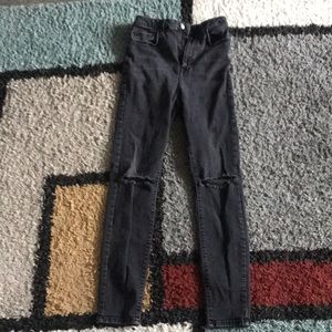 Grey Distressed Jeans